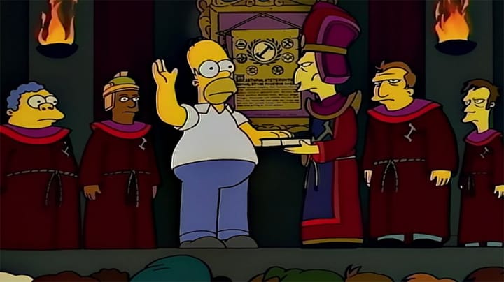Weird fascists and other oddities, Simpson's style.